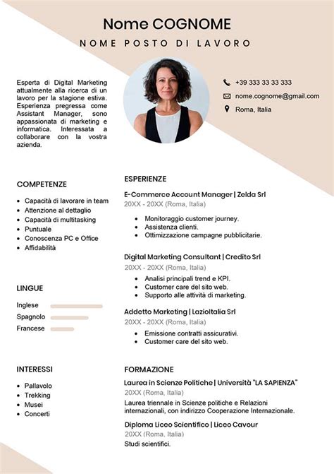 creare cv gratis.